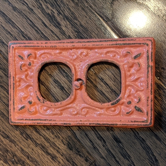 Light Switch Plates Outlet Covers Cast Iron Coral‎ - Picture 4 of 5